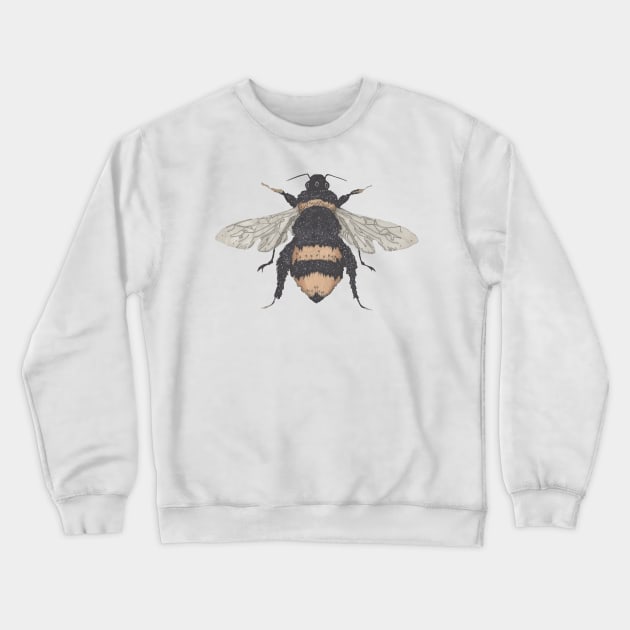 Bee, the gardener's friend. Buzzing! Crewneck Sweatshirt by krisevansart